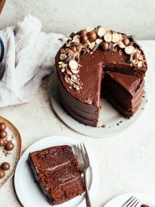 Double Chocolate Malt Cake