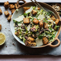 Brussels Sprout Caesar Salad