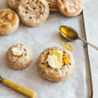 Sourdough Crumpets - how to make sourdough crumpets by Izy Hossack