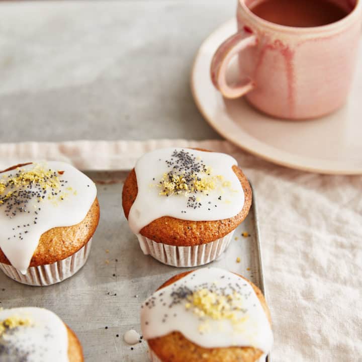 Lemon Poppyseed Muffins (Vegan)