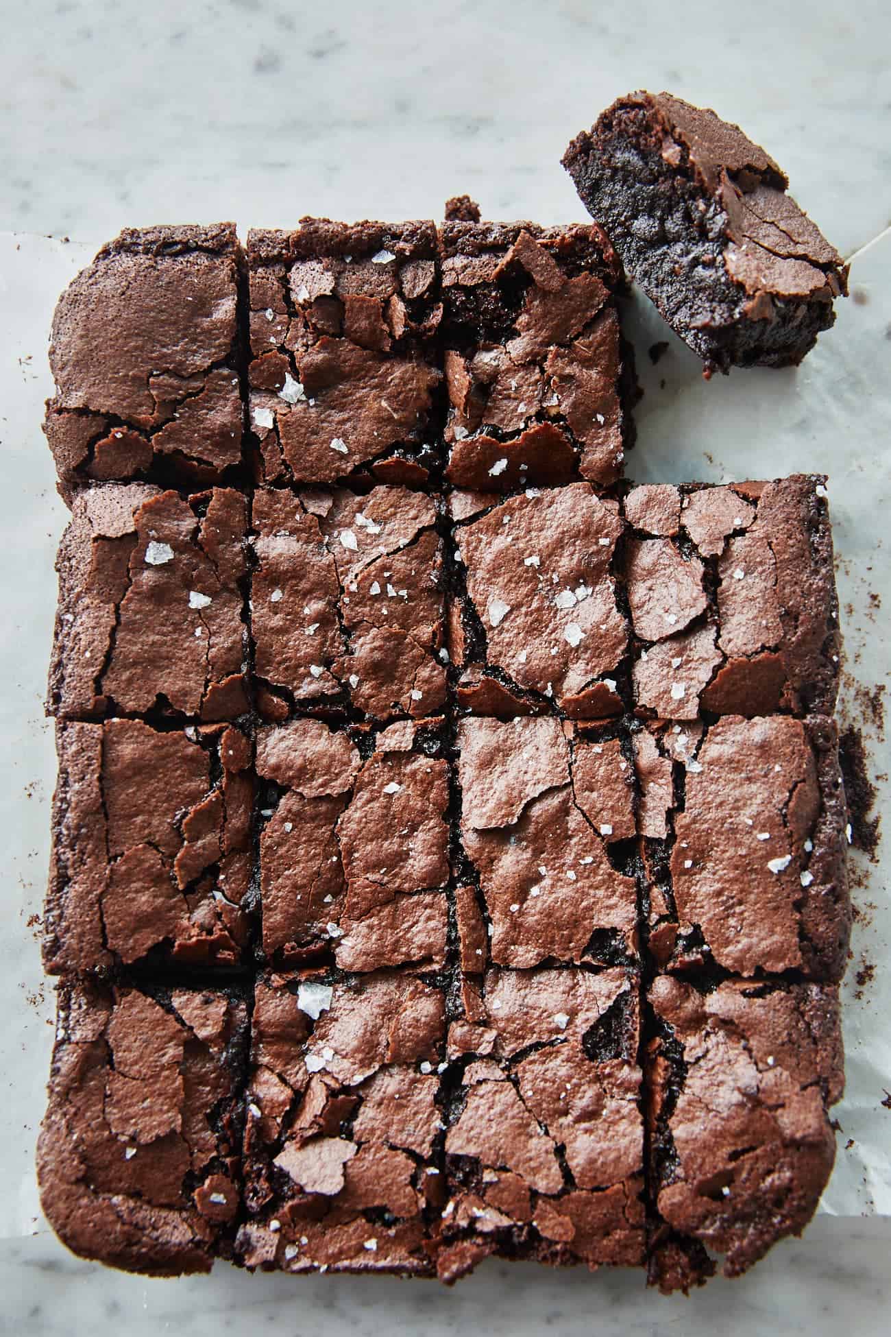 Vegan Sourdough Brownies - Izy Hossack - Top With Cinnamon